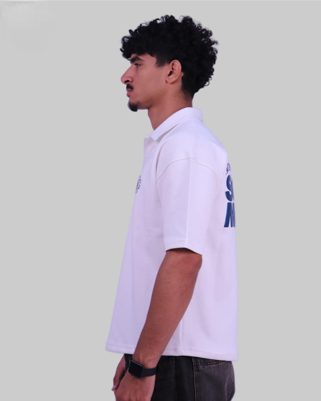 Offwhite Puff Polo