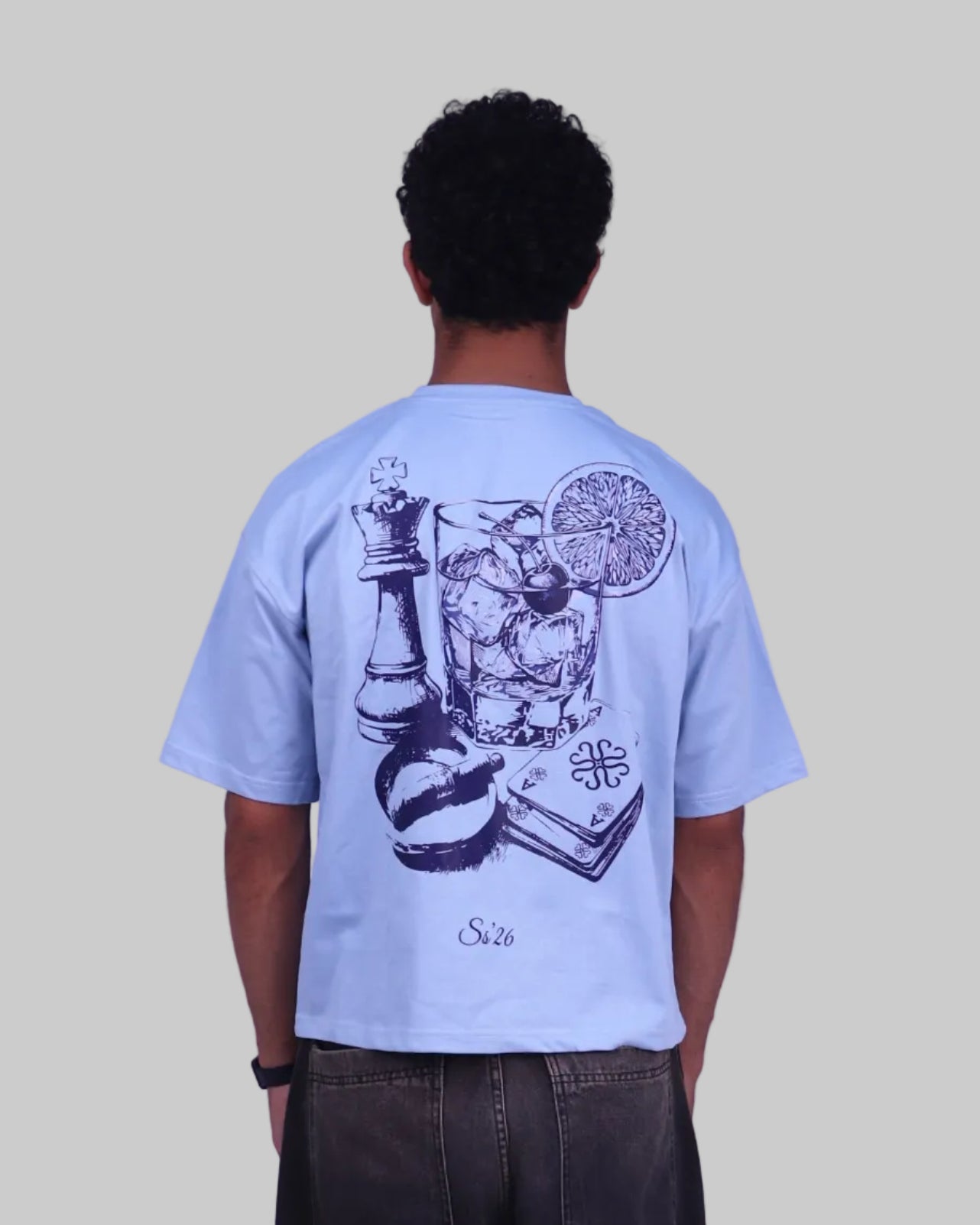 Baby blue Tee