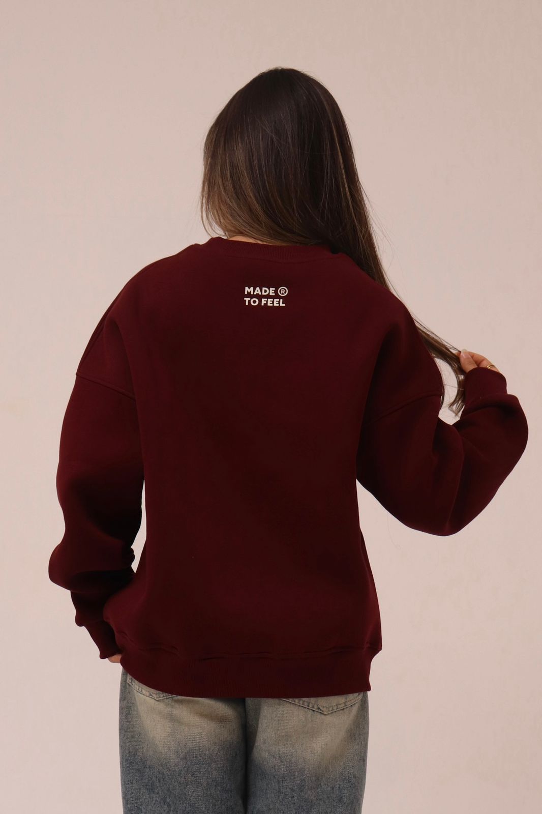 Burgundy Souled Out Crewneck