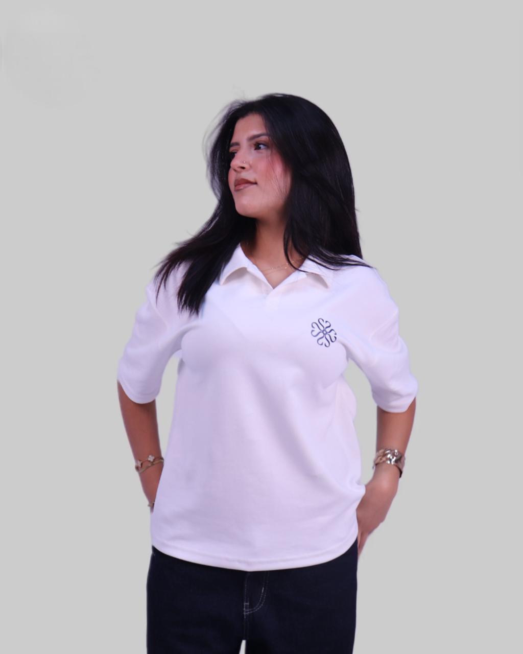 Offwhite Puff Polo