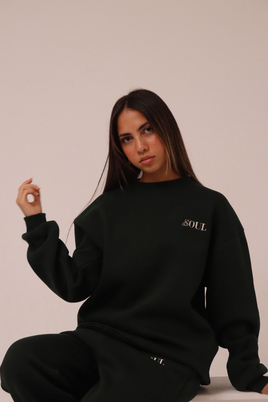 Olive Green Crewneck